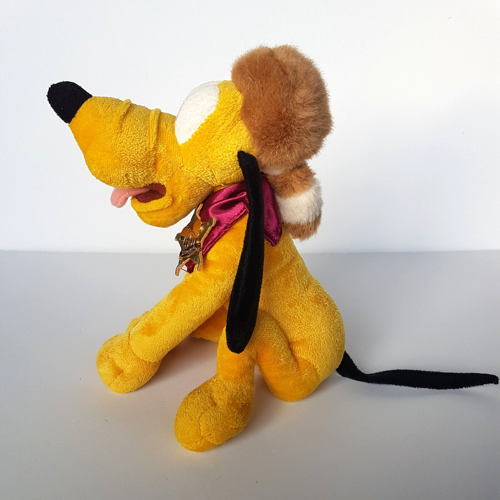 Disney 50th ANNIVERSARY PLUTO Dog Plush Soft Toy Hat Puppy Stuffed Animal Cute2