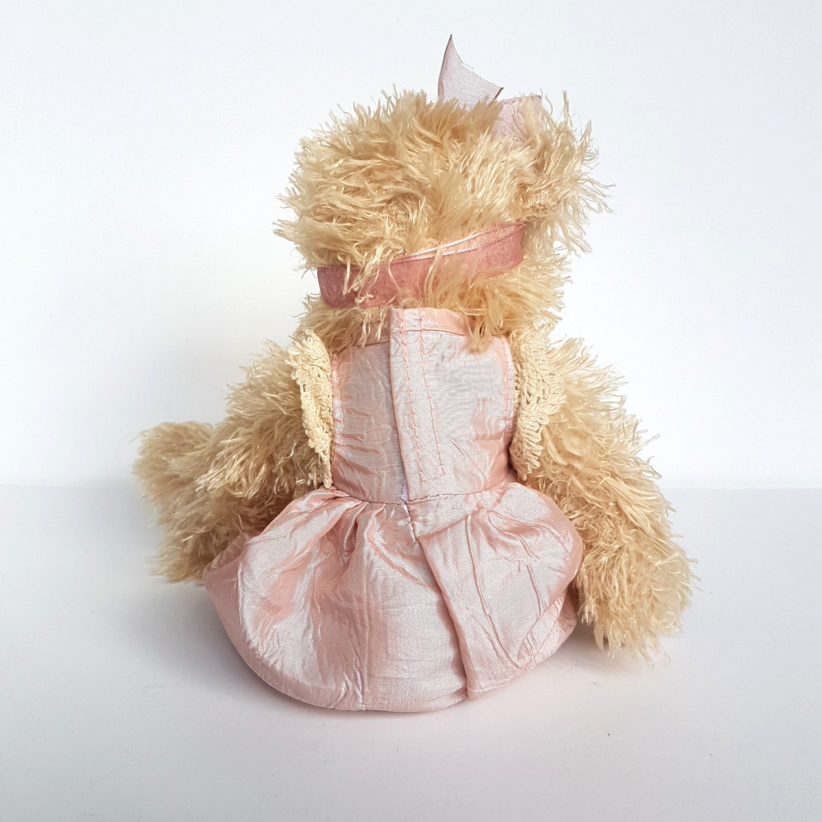 Settle Bears ROSE TAFFETA TEDDY Bear 28cm Plush JOINTED Soft Toy Stuffed Animal8