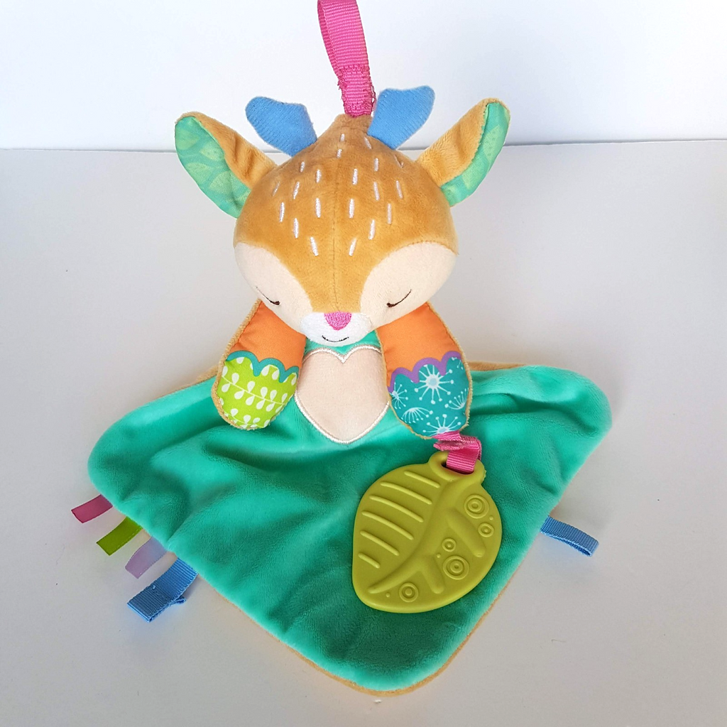 Vtech MY FRIEND FAWN Deer Lovey MUSIC Plush Comforter Blanket Sleep Soft Toy3