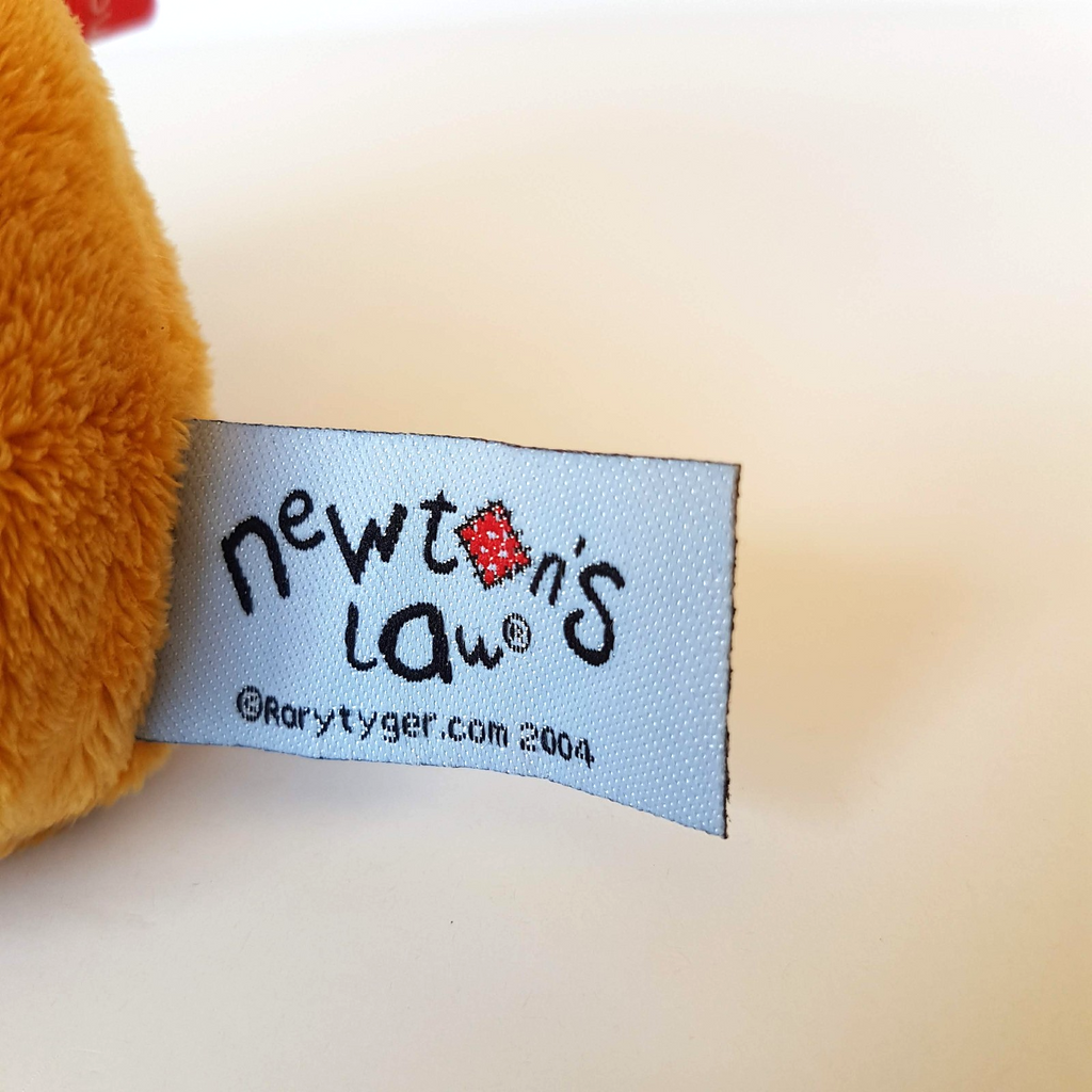 Gund NEWTONS LAW Teddy Bear Plush 27cm Stuffed Animal Soft Toy Friendship Counts6