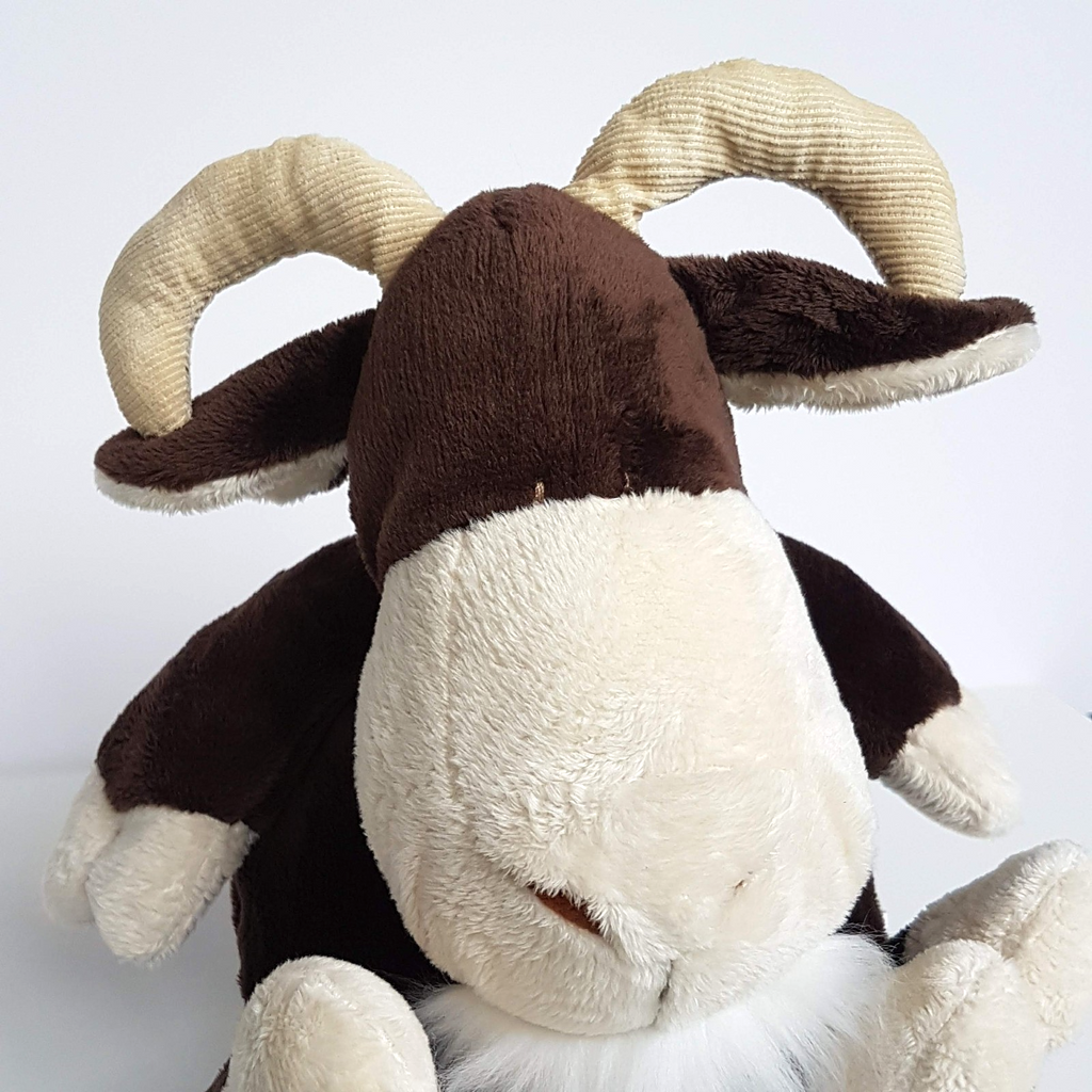 Korimco BILLY GOAT Plush 37cm Stuffed Animal Sleep Soft Toy Mountain Goat Cute1