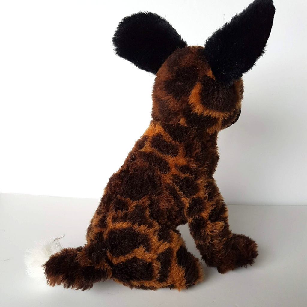 AFRICAN WILD DOG Plush PAINTED WOLF Hyena  27cm Stuffed Animal Soft Toy Safari3