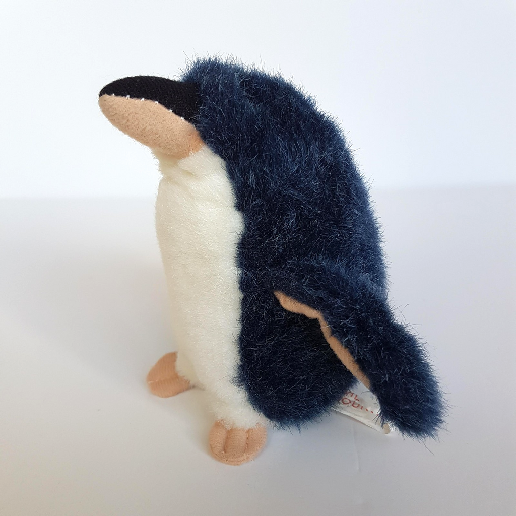 Harwil BLUE PENGUIN 13cm Bird Stuffed Animal Soft Toy Blue Cute Ocean Bird Toy0