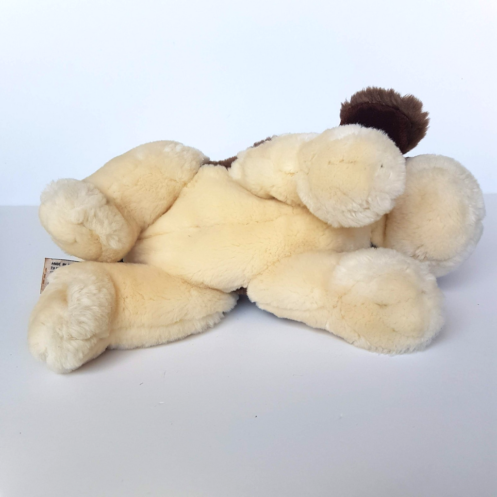 Keel SAINT BERNARD DOG Plush Puppy Laying 27cm Stuffed Animal Soft Toy Beanbag6