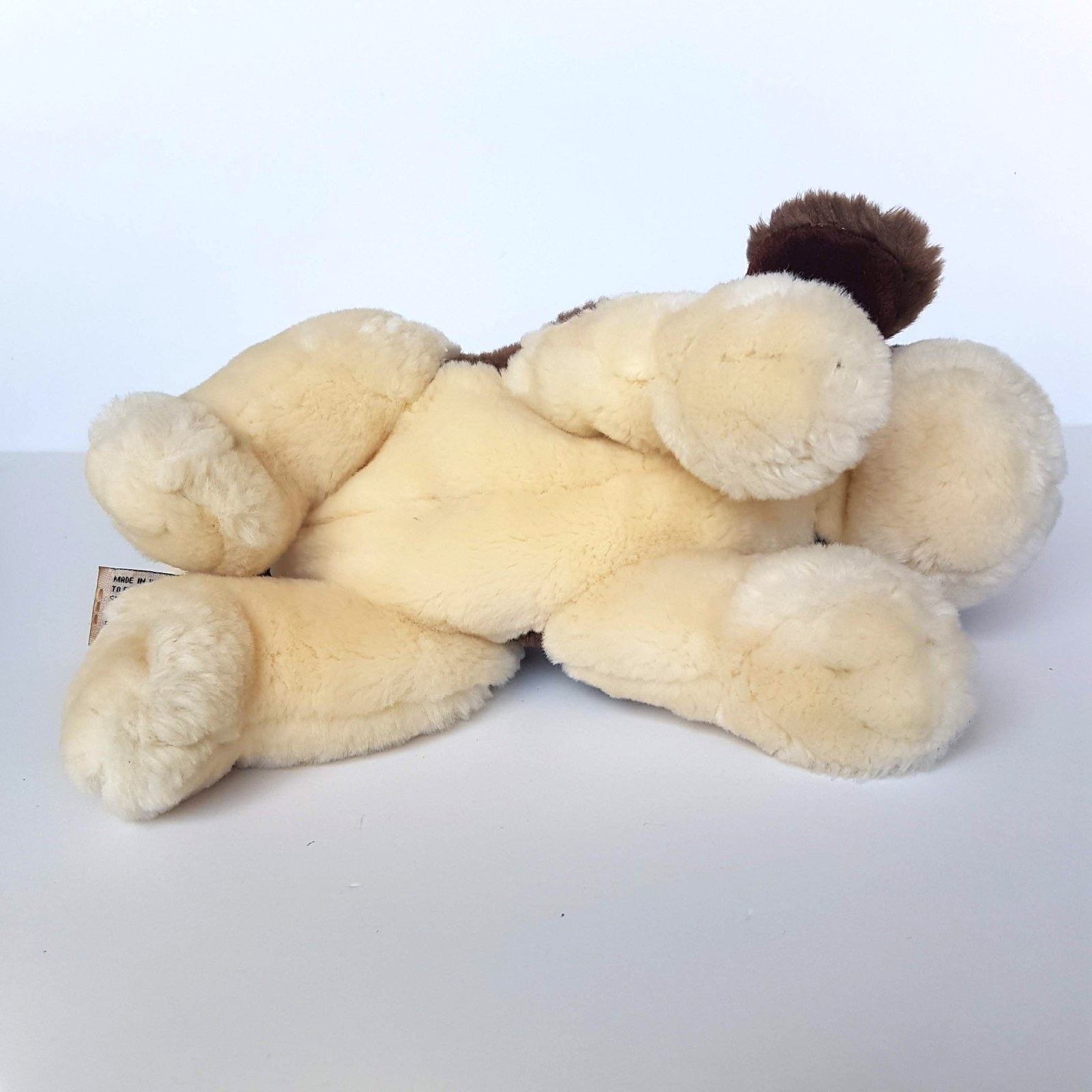 Keel SAINT BERNARD DOG Plush Puppy Laying 27cm Stuffed Animal Soft Toy Beanbag6