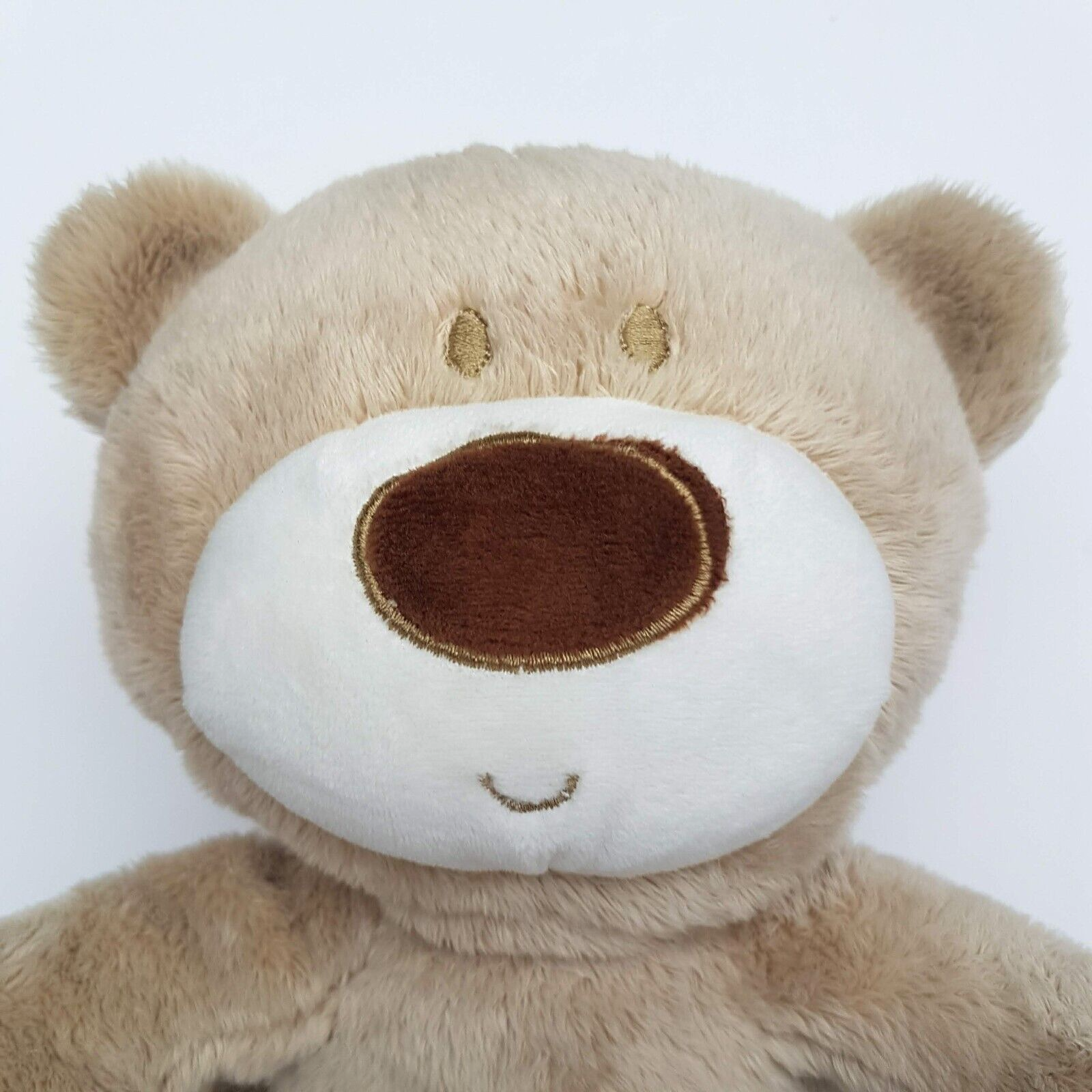 Ollie's Place BABY BEAR RATTLE Plush Lovey Soft Toy 25cm Stuffed Animal Cute1