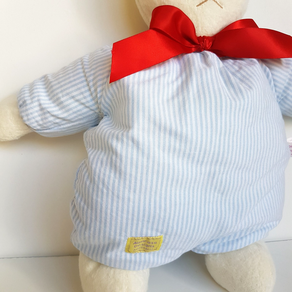 Alimrose BUNNY RABBIT Fabric Lovey 45cm Cloth Stuffed Animal Soft Toy Comforter2