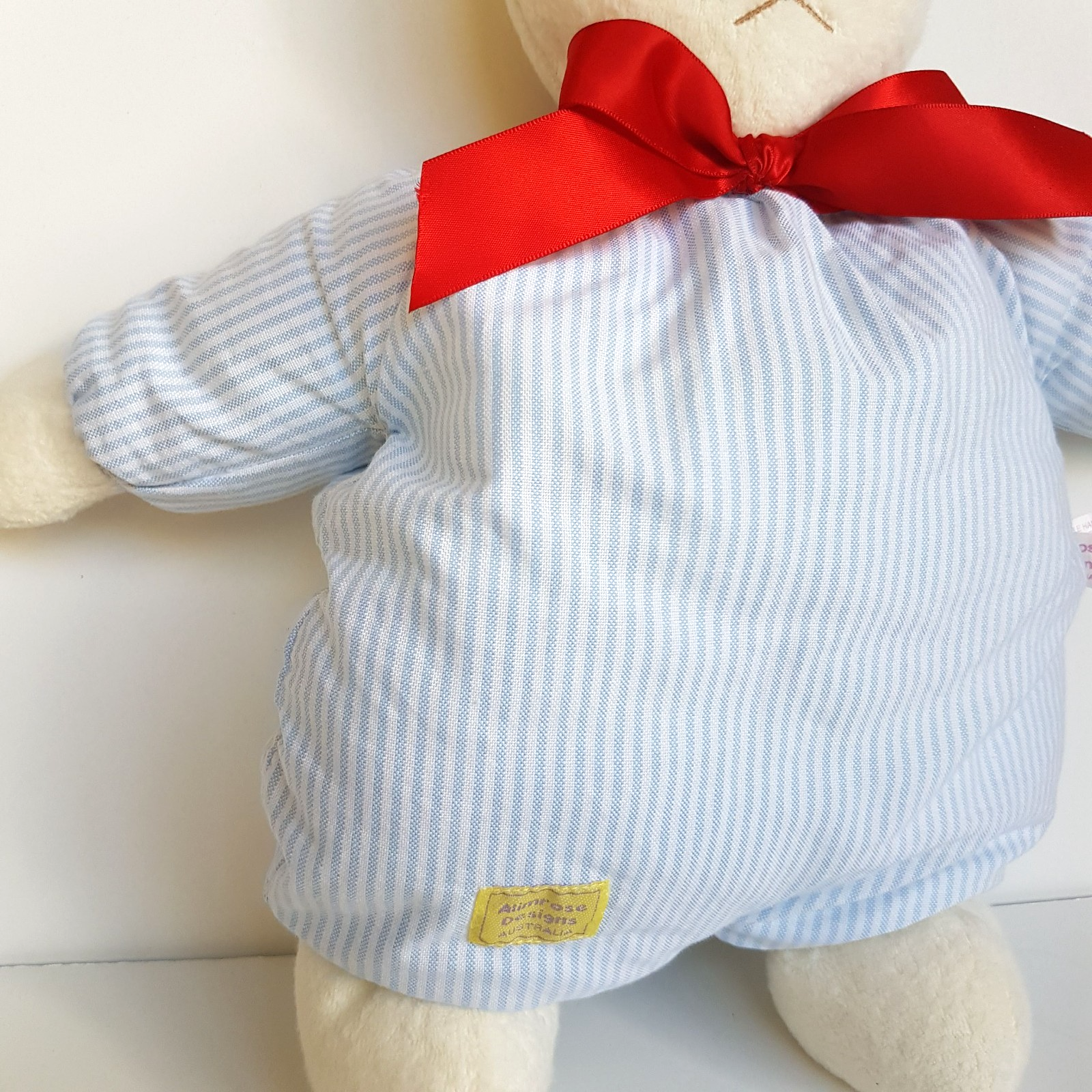 Alimrose BUNNY RABBIT Fabric Lovey 45cm Cloth Stuffed Animal Soft Toy Comforter2