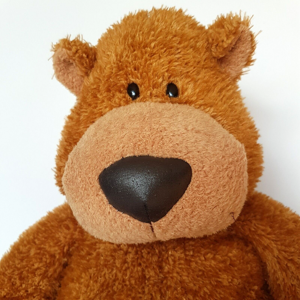 Aurora Large CARAMEL TEDDY BEAR Plush Stuffed Animal Cuddly 42cm Soft Toy Cuddly1