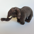 HANSA ELEPHANT Melbourne Zoo 14” Plush Realistic Stuffed Animal Wild Soft Toy0