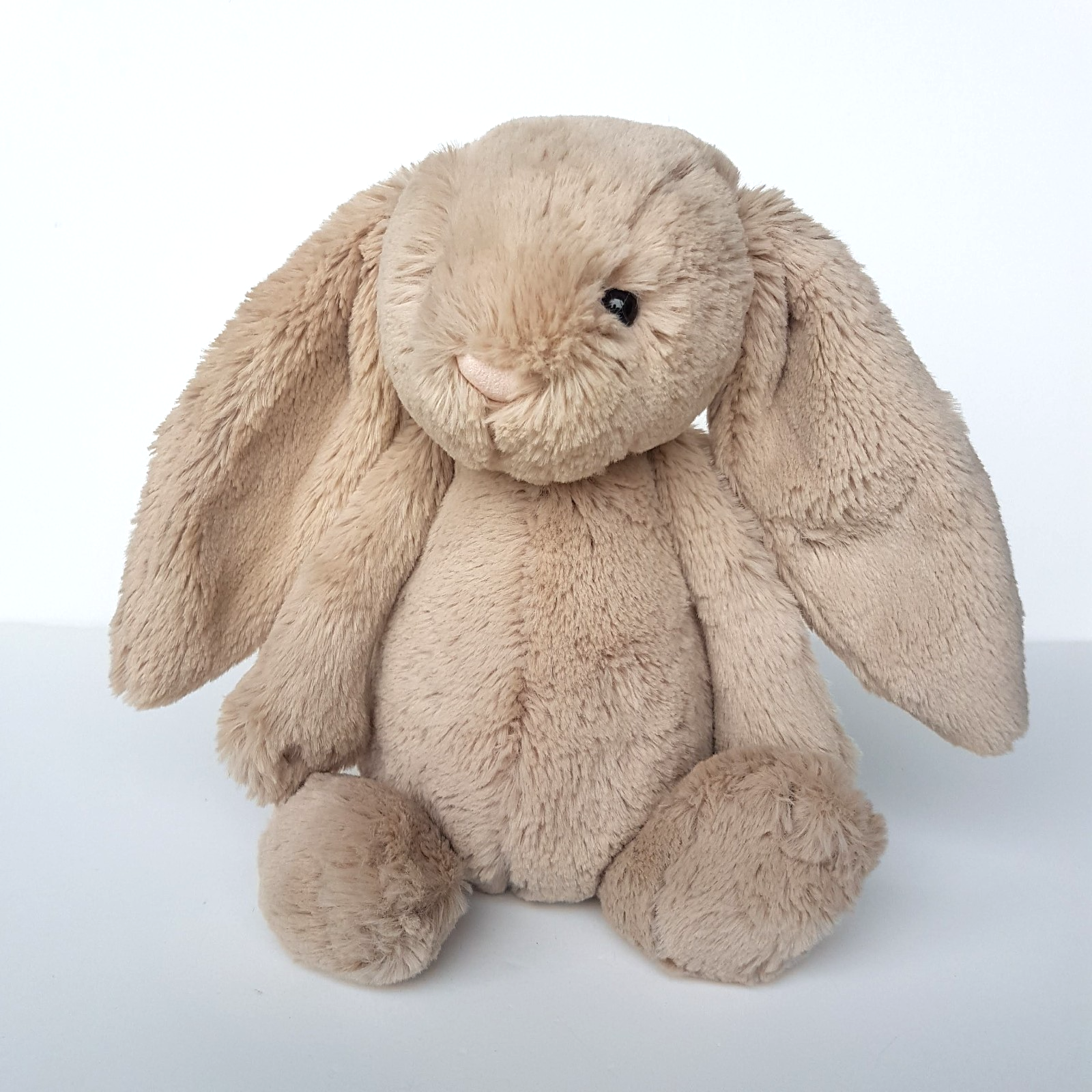 Jellycat BEIGE BASHFUL BUNNY Medium 12" Rabbit Plush Stuffed Animal Soft Toy0