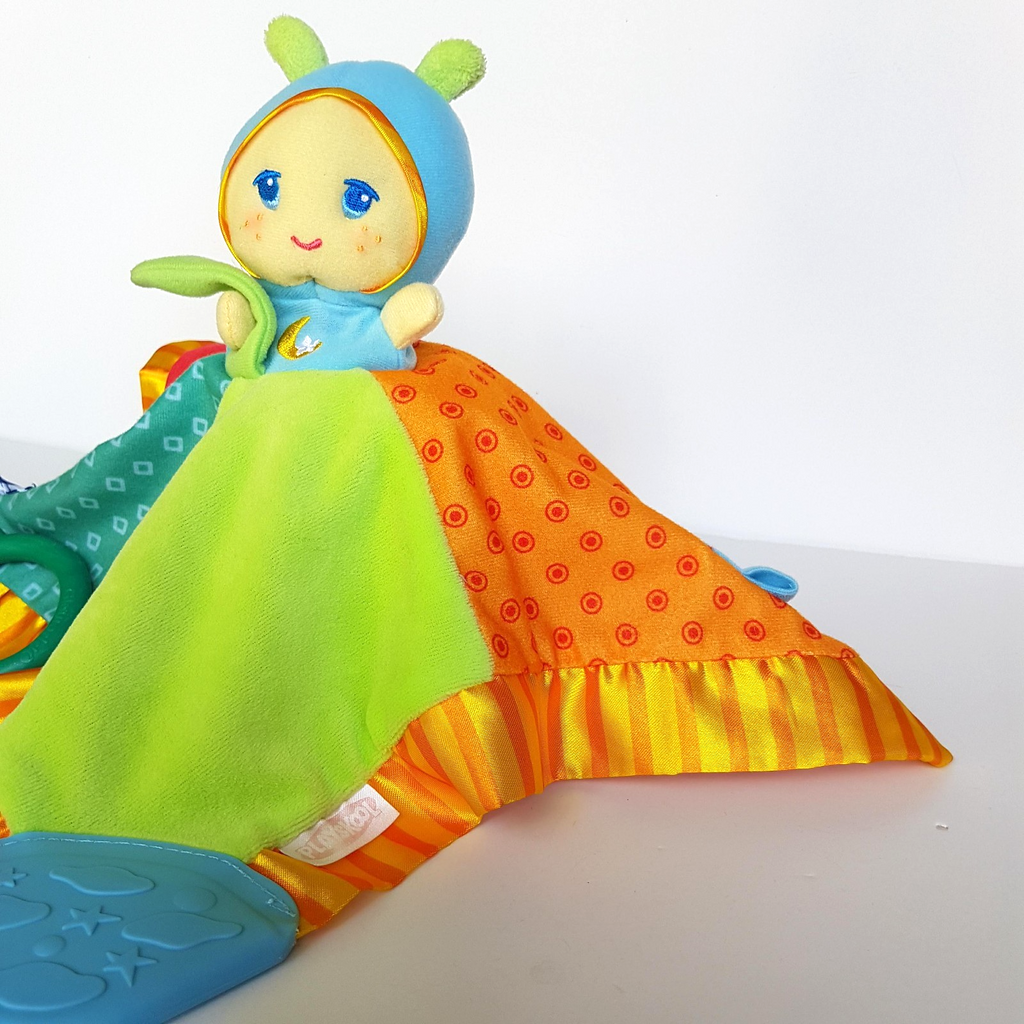 PlaySkool GLOWORLD Baby Lovey Comforter Security Blanket Sleep Soft Toy Animal4