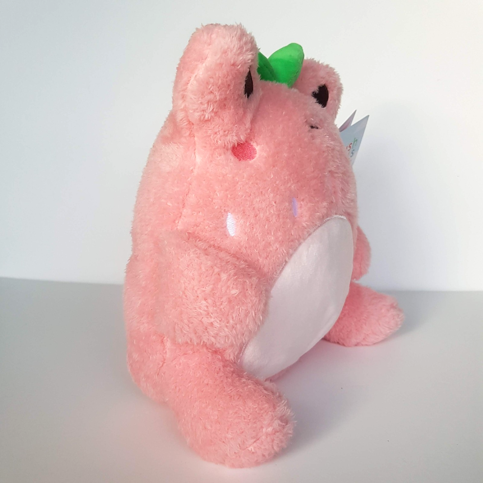 Cuddle Barn STRAWBERRY WAWA Froggie Frog Plush Goals Soft Toy Stuffed Animal3