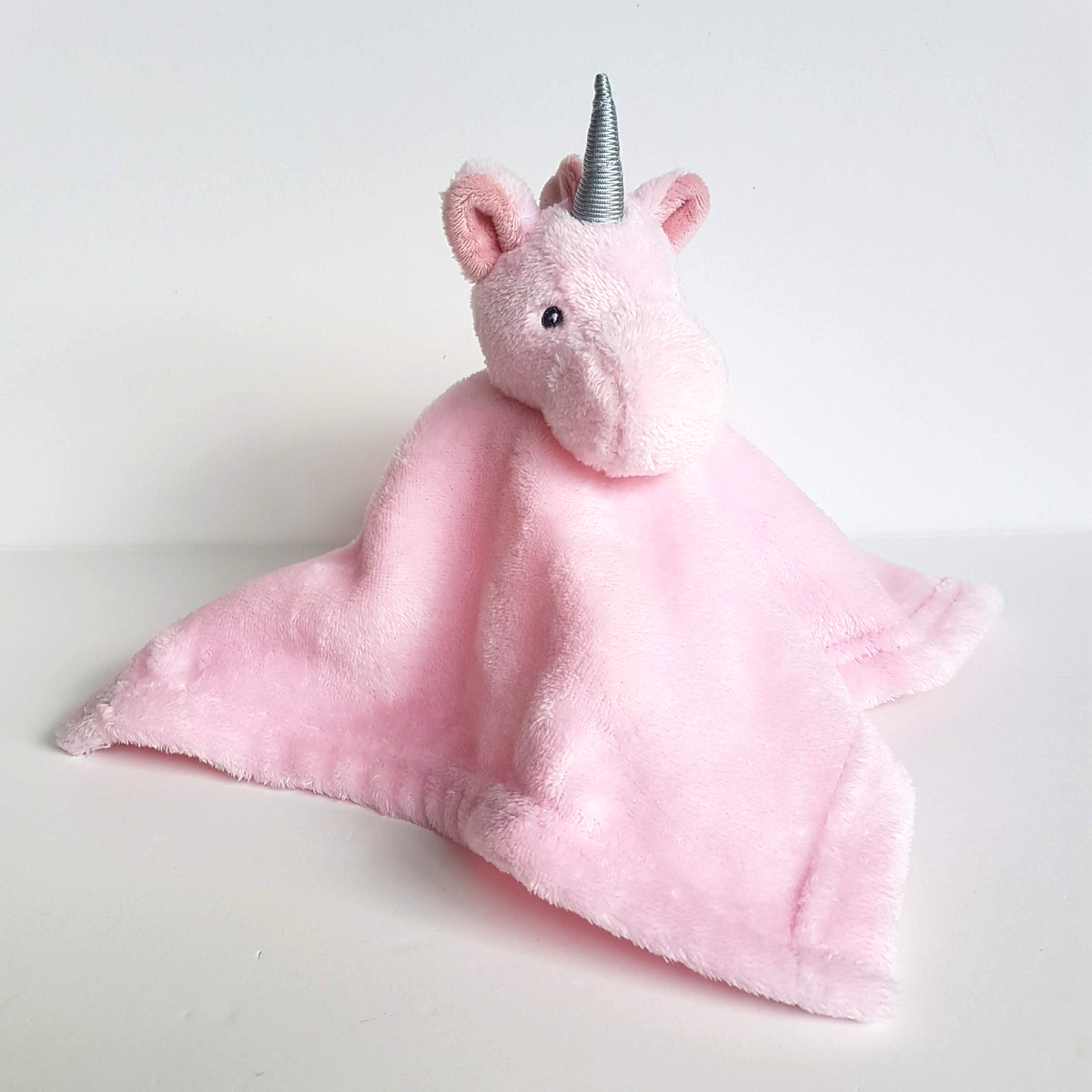 Urban Products PINK UNICORN Baby Lovey Comforter Security Blanket Sleep Soft Toy0