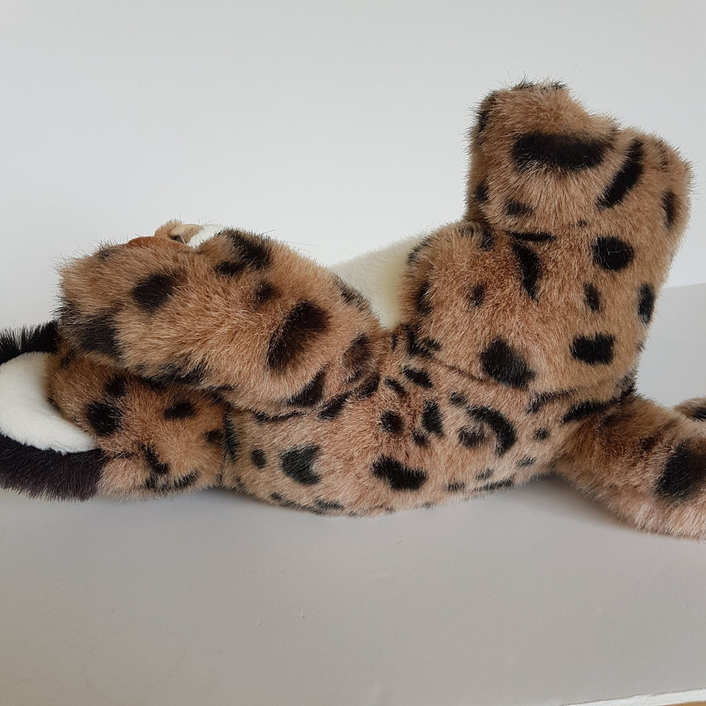RARE Vintage CHEETAH LEOPARD WILD CAT CUB Plush Soft Toy Stuffed Animal Jungle9