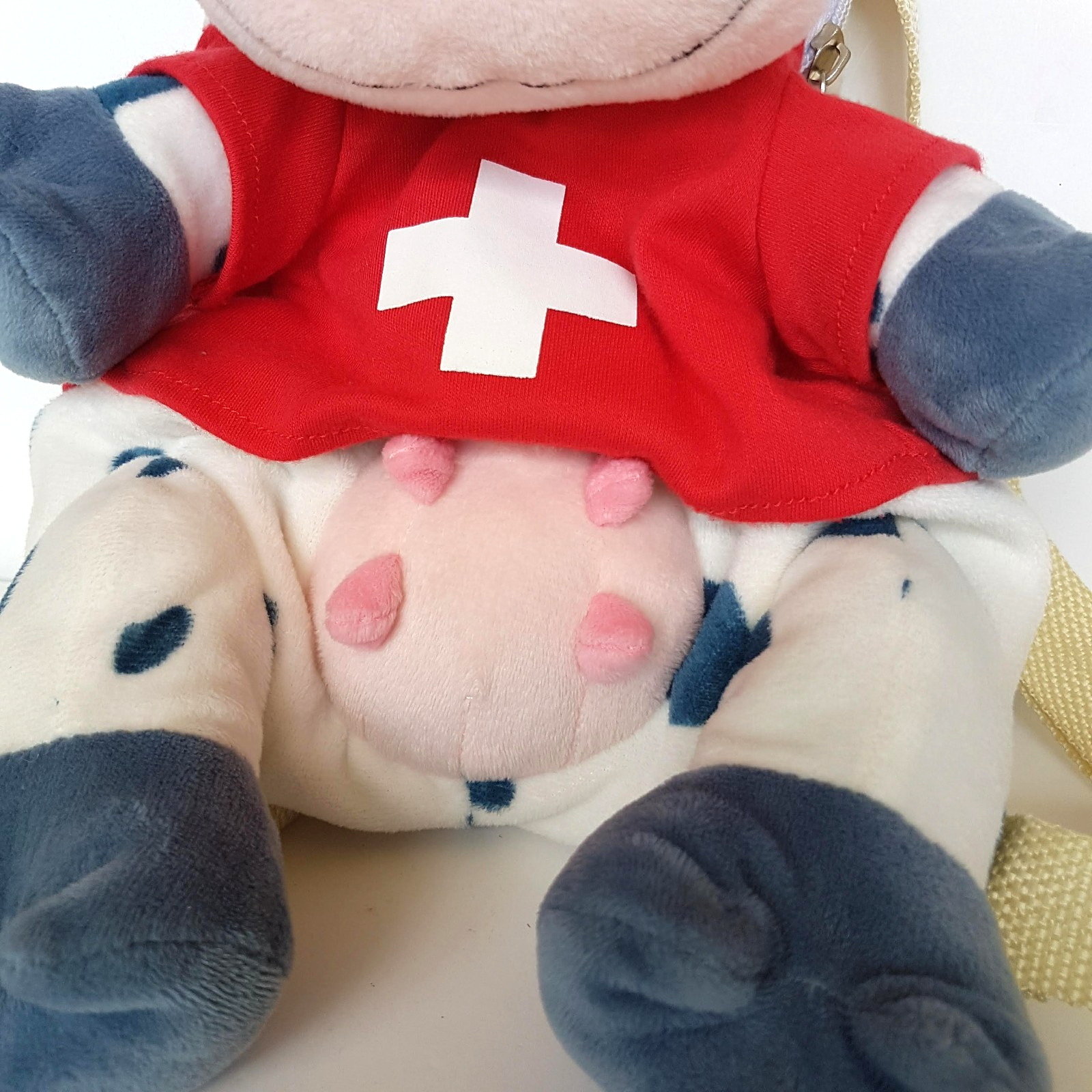 Rare MILKY FAMILY SWITZERLAND BACKPACK Cow Plush Stuffed Animal Soft Toy Bag3