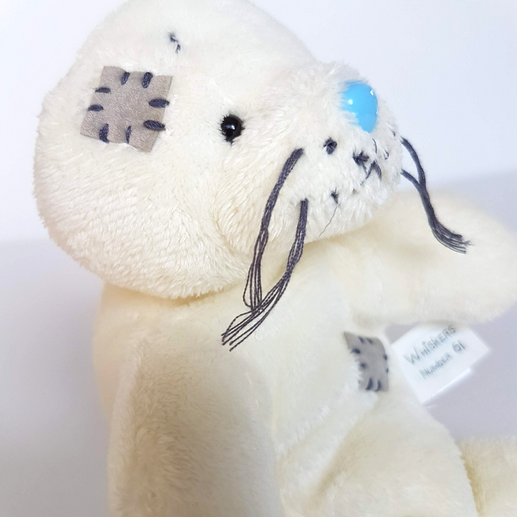 My Blue Nose Friends WHISKERS #61 Seal White Plush 12cm Stuffed Animal Soft Toy5