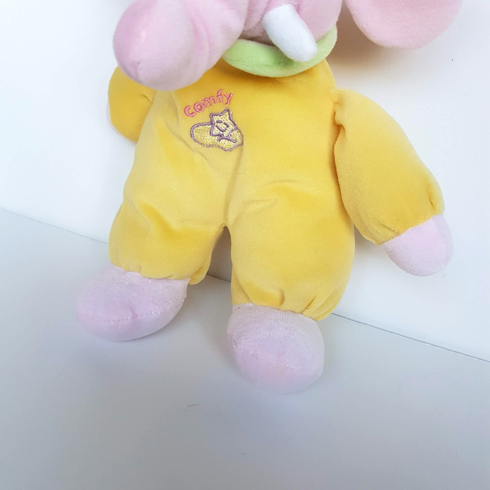 VTG Russ TUSKIE ELEPHANT Velour Lovey Comfy Soft Toy 25cm Plush Stuffed Animal6