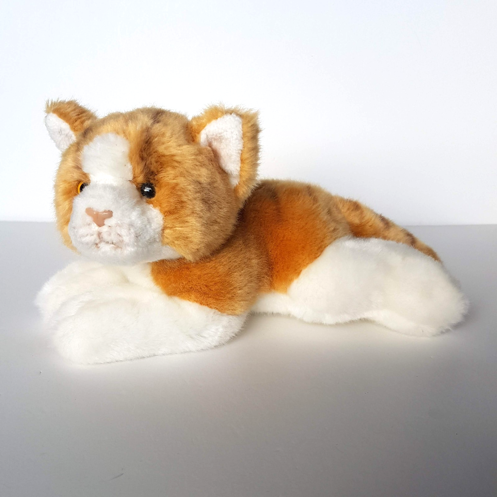 Cuddly Critters GINGER CAT Kitten Plush Stuffed Animal Soft Toy 24cm long Cuddly0