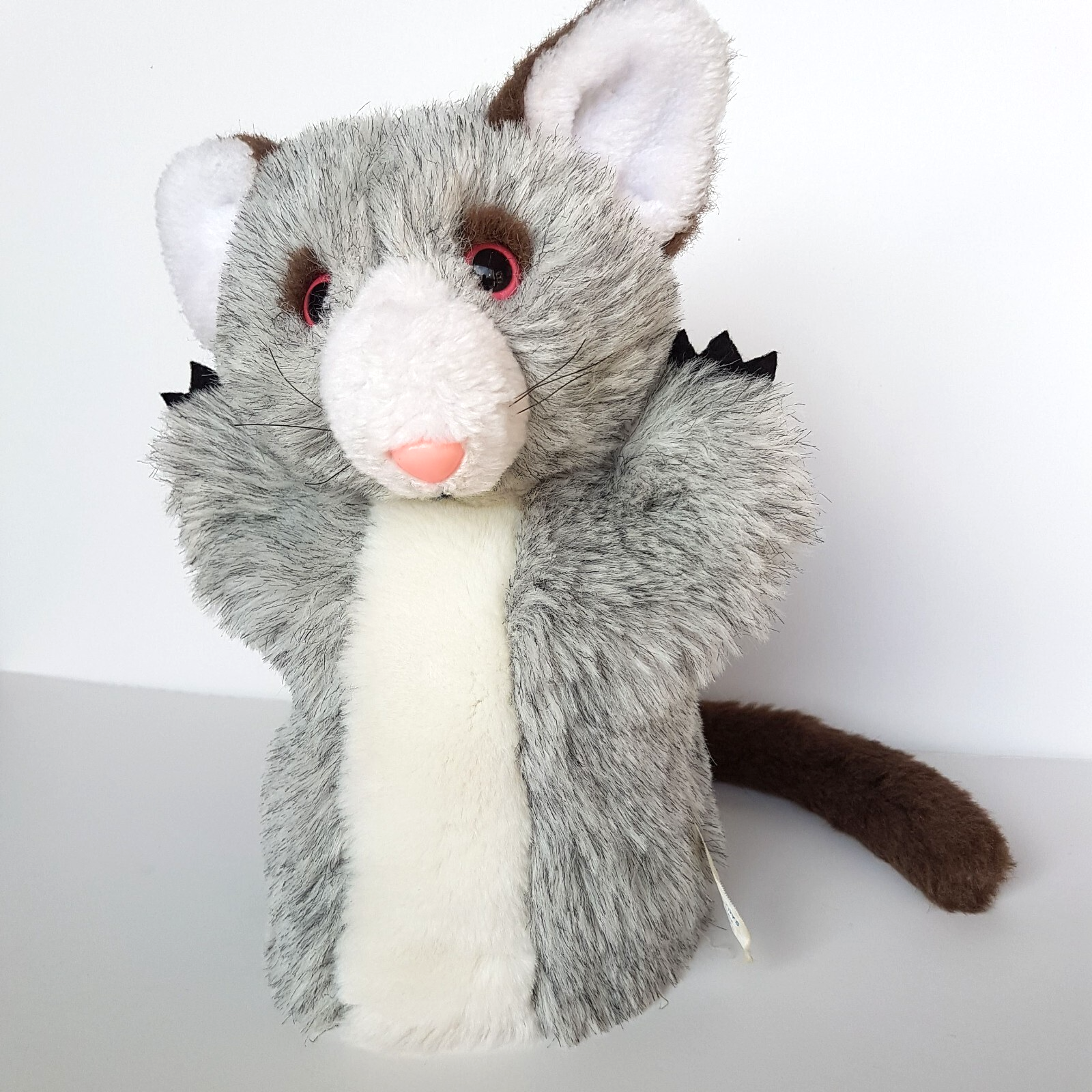 CA Australia POSSUM Hand Puppet Stuffed Animal Soft Toy Marsupial Vintage Cute2