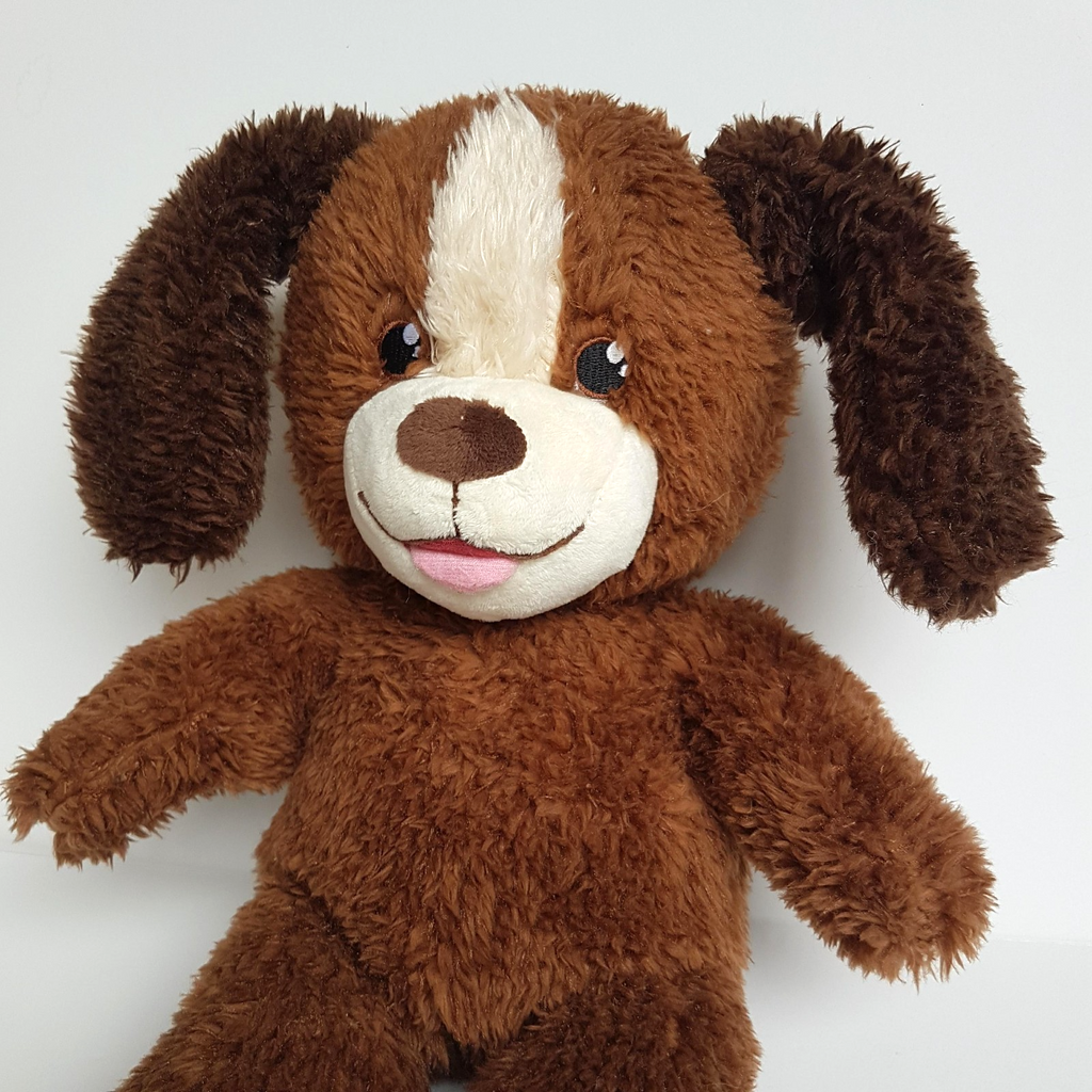 Build A Bear BROWN DOG Plush 43cm BAB Soft Toy Stuffed Animal Cuddly Pet Cute2