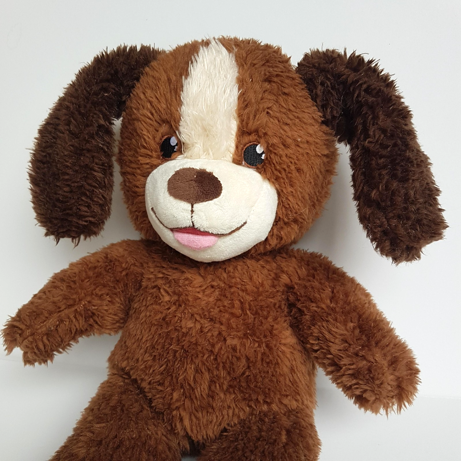 Build A Bear BROWN DOG Plush 43cm BAB Soft Toy Stuffed Animal Cuddly Pet Cute2