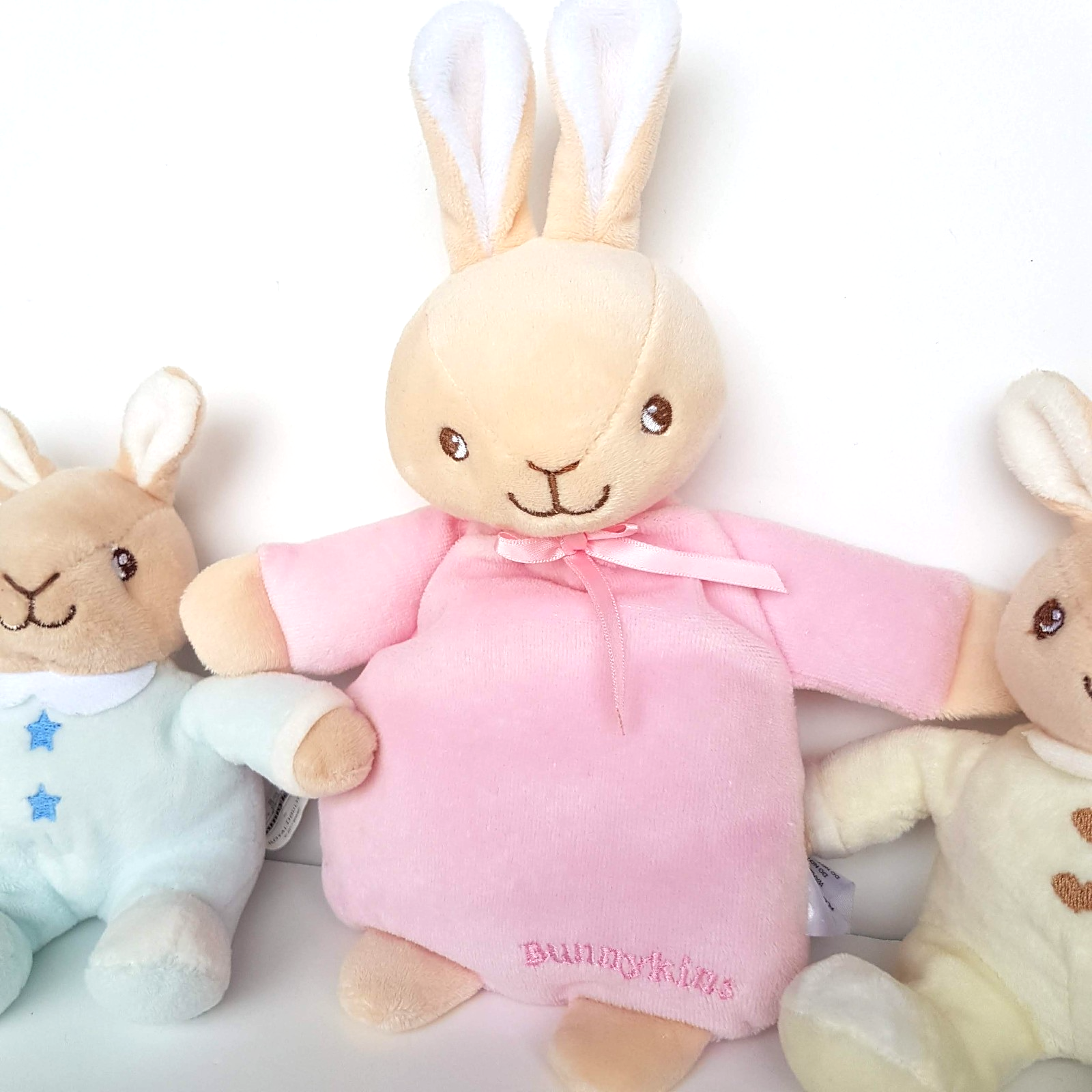 Royal Doulton BUNNYKINS Bunny Rabbit BABY Rattle Plush Soft Toy Stuffed Animal2