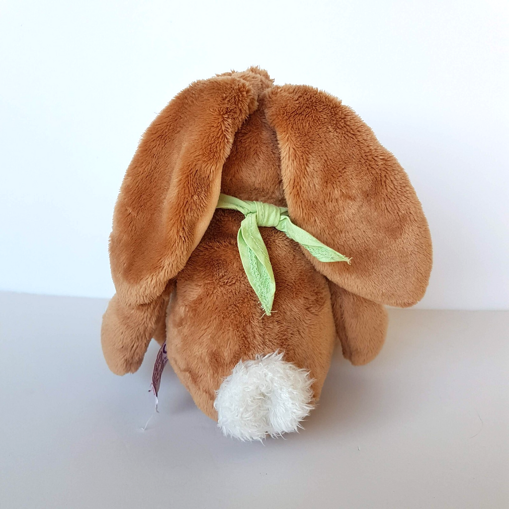Rare NICI SCRUFFY RABBIT Plush Stuffed Animal Teeth Whiskers Soft Toy Cute Scarf5