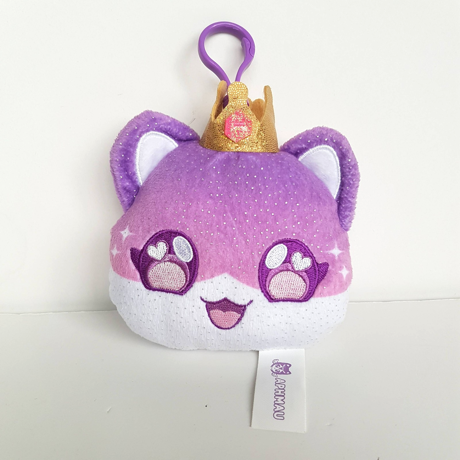 Aphmau PRINCESS CAT KEY RING Meemeows Key Chain Clip On Plush Soft Toy Kitten0