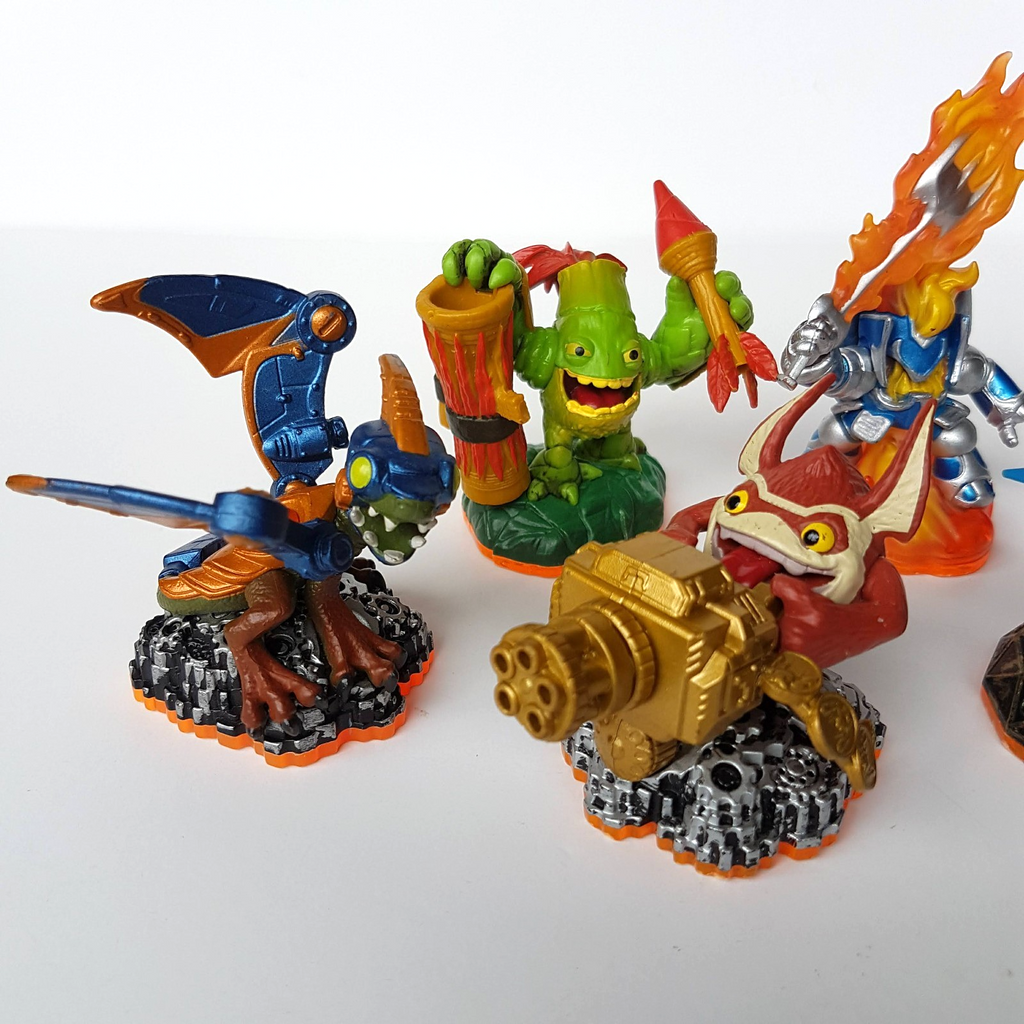 Skylanders GIANTS LOT Drobot LightCore Ignitor Sonic Boom Pop Fizz Zook Trigger1