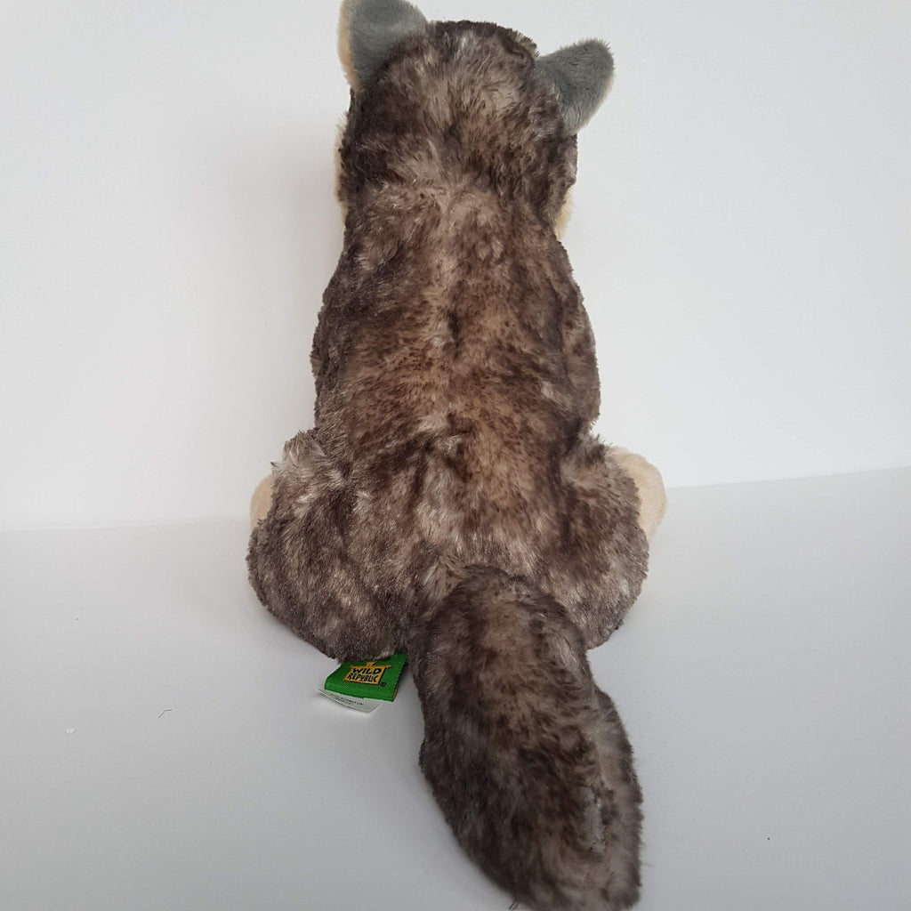 Wild Republic WOLF WILD DOG Plush 27cm Grey Soft Toy Stuffed Animal Wild Cute3