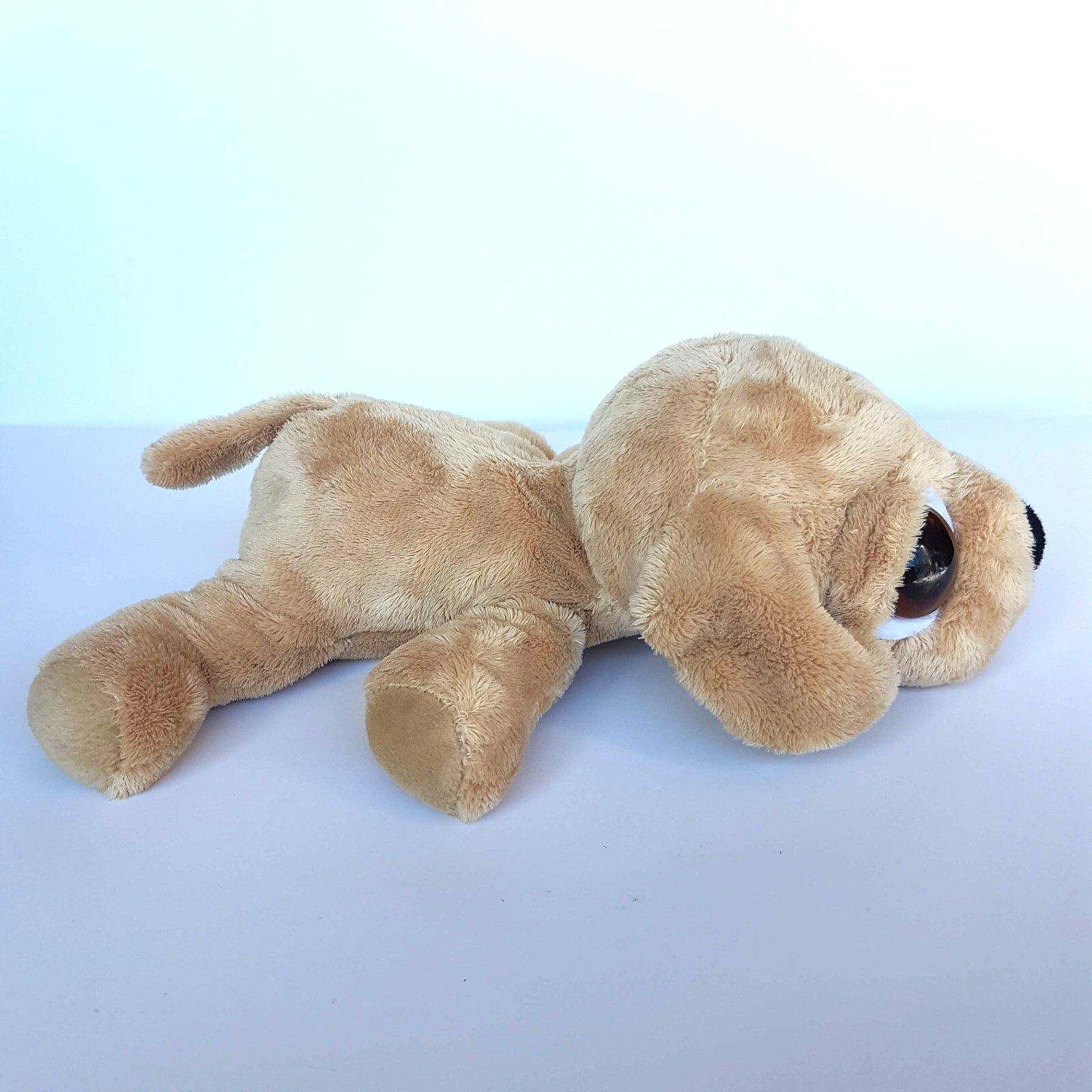 Russ DOG BARNEY Plush Lil' Peepers Big Eyes 27cm Stuffed Animal Floppy Soft Toy5