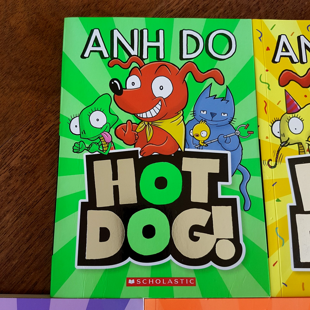 Anh Do HOT DOG Book 1 5 Bundle Lot Kids Fiction Paperback Illustrated Children1