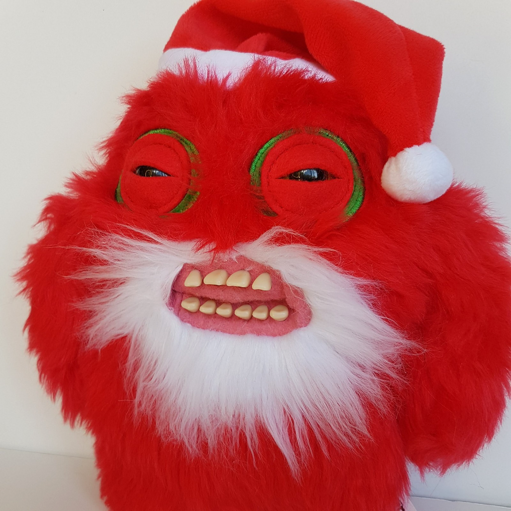 Fuggler FESTIVE FUGGS Christmas SANTA Funny Ugly Monster Soft Toy Red Teeth Toy3