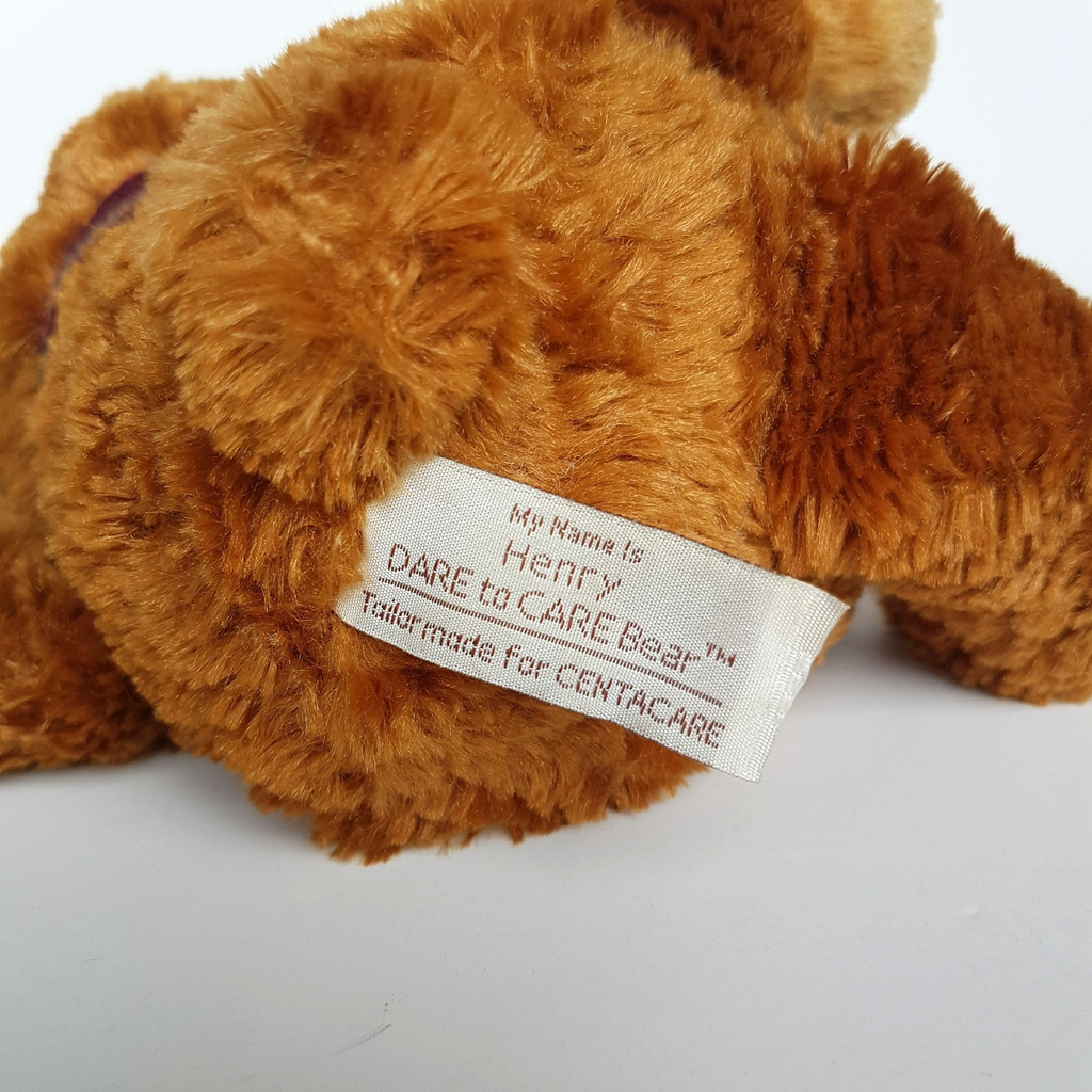 Tomfoolery DARE TO CARE HENRY Teddy Bear CentaCare 25cm Soft Toy Stuffed Animal7