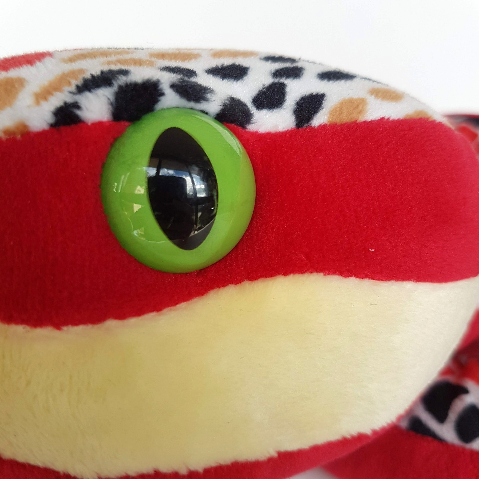Wild Republic  130cm SNAKE Reptile Plush Soft Toy Stuffed Animal Red Black Green7