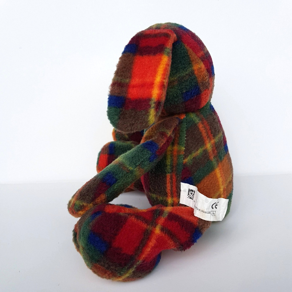 Floppy TARTAN PLAID RABBIT Plush 29cm Stuffed Animal Soft Toy Christmas Toys11
