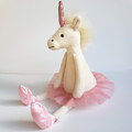 Jellycat DANCING DARCY Unicorn 39cm Plush Soft Toy Ballerina Stuffed Animal Tutu0