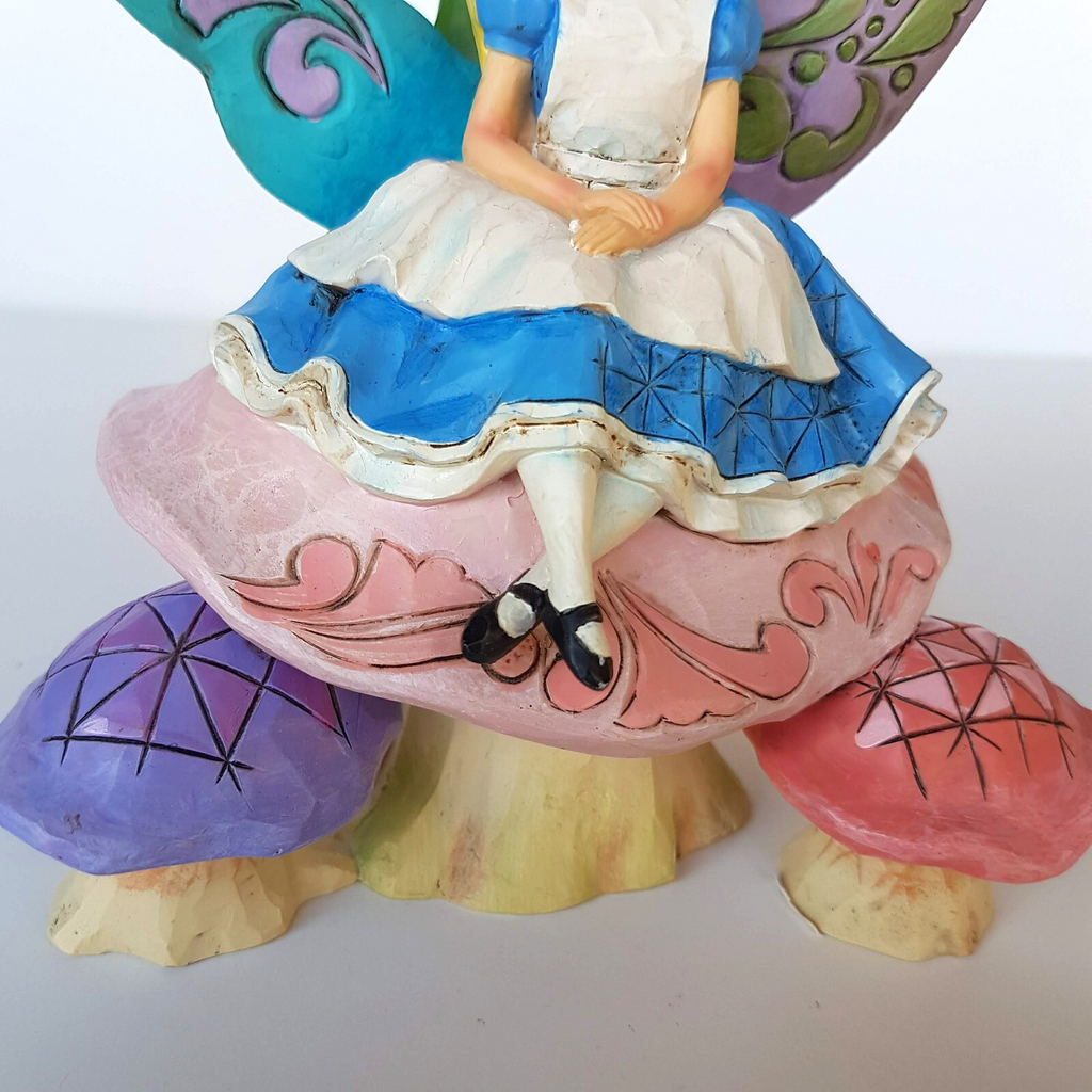 JIM SHORE Alice in Wonderland Changed So Much Statue Fairy Tale Disney Figurine9