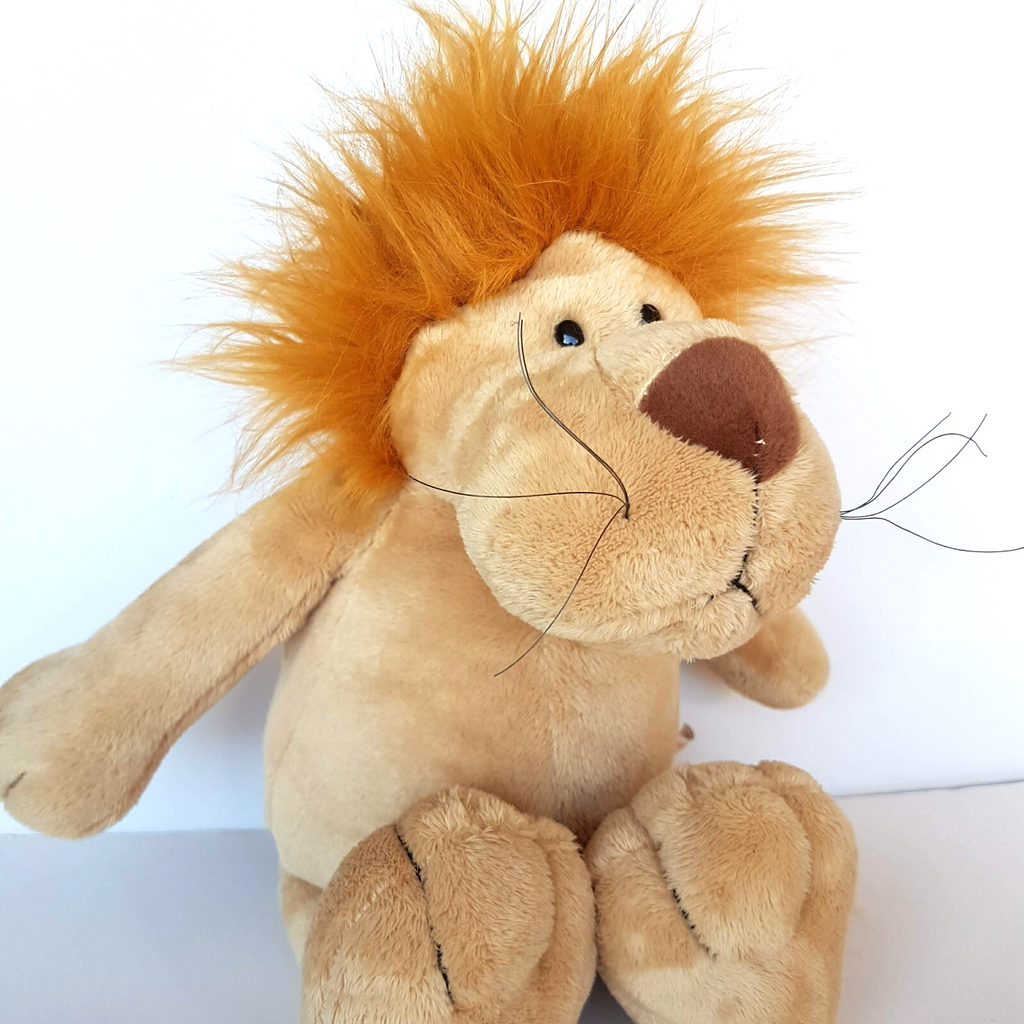 Nici LION WILD CAT Plush Soft Toy Stuffed Animal Safari Whiskers Cuddly Belly3