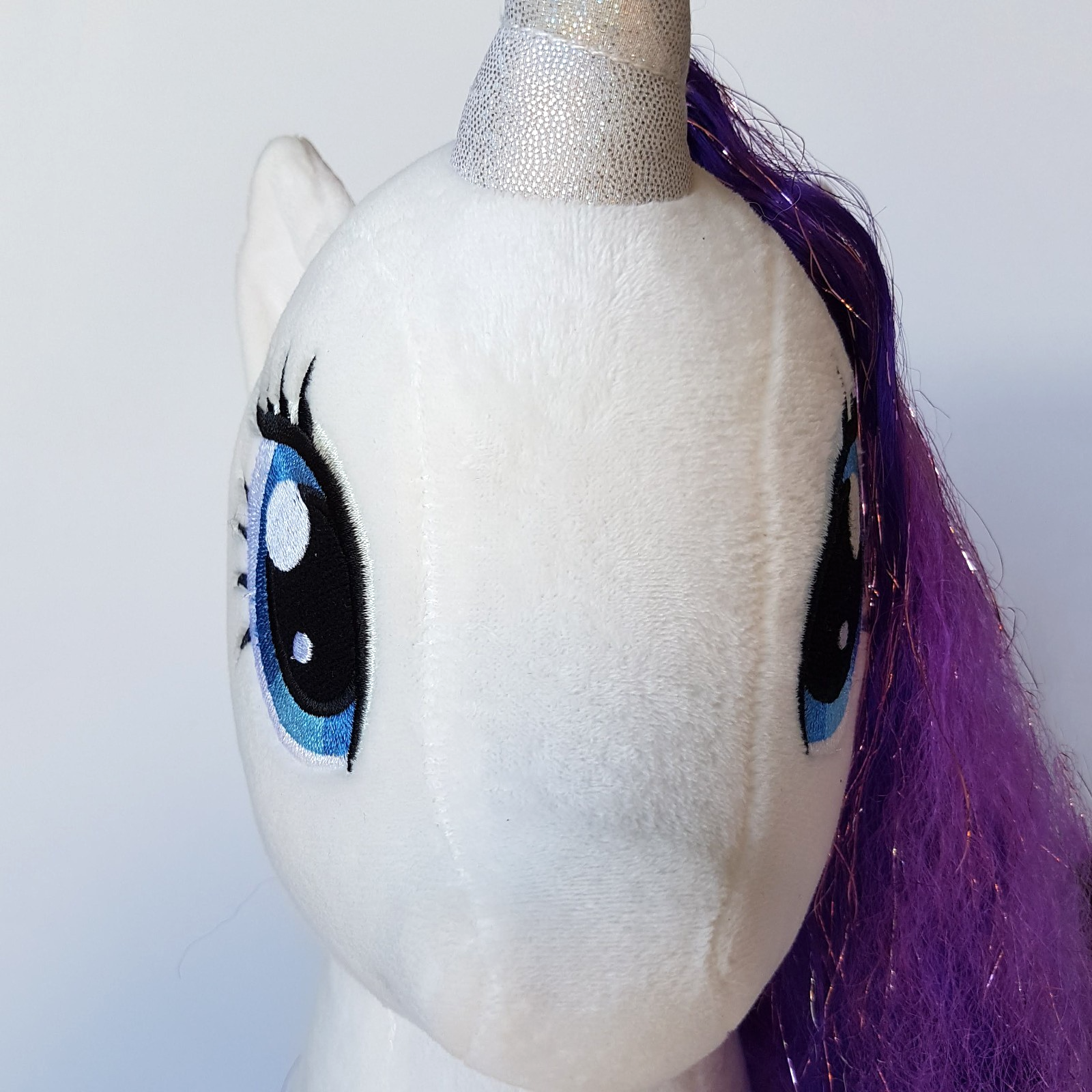 TY My Little Pony RARITY SPARKLE Large Plush 17” Stuffed Animal Soft Toy 20167