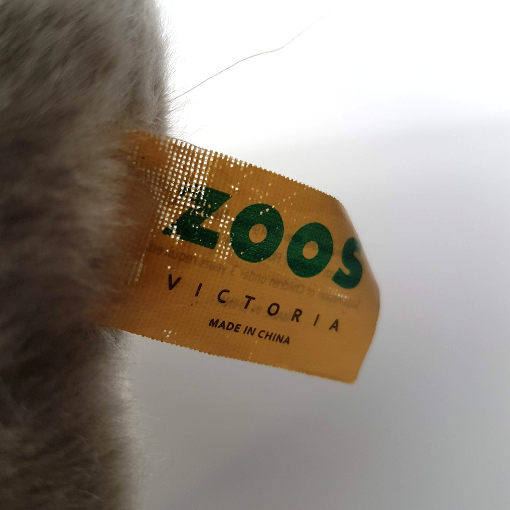 Melbourne Zoo ELEPHANT Plush Grey 25cm Stuffed Animal Soft Toy TAG Cute Cuddly9