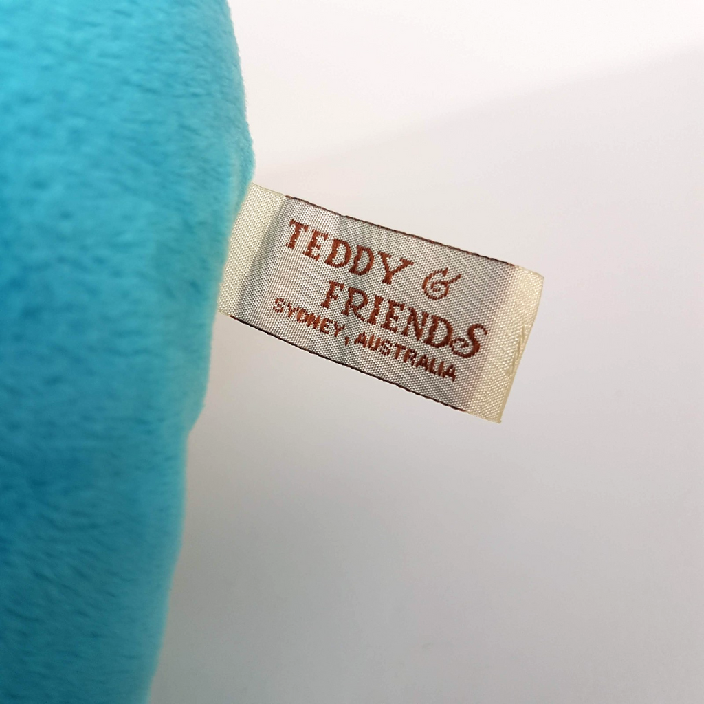 Teddy & Friends ELEPHANT Plush Blue Green Neon Soft Toy Stuffed Animal Floppy7