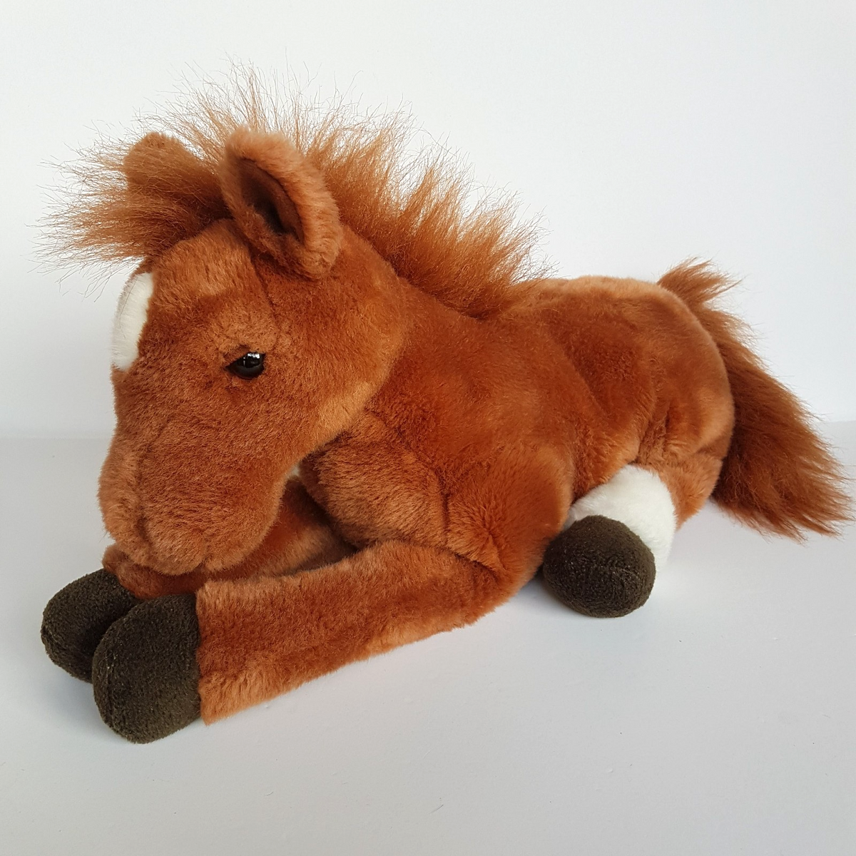 2002 Vintage SADDLE CLUB PRANCER Horse Stuffed Animal Pony Thoroughbred Soft Toy0