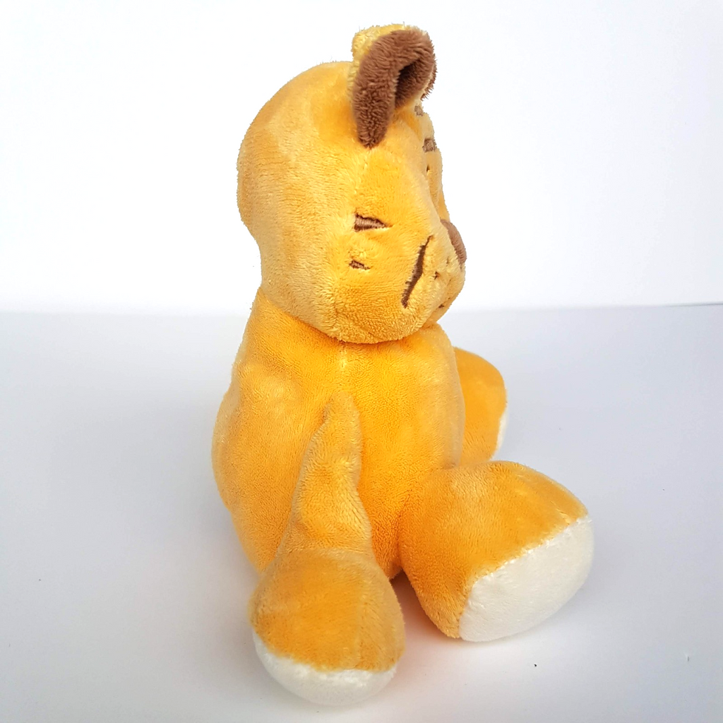 Bright Start ORANGE CAT TIGER Plush Stuffed Animal Soft Toy Cute WA Jacobs Cute2