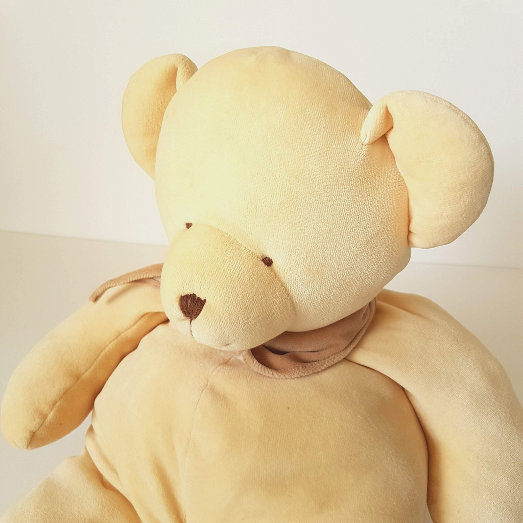 VTG Mamas & Papas VELOUR BEAR Soft Toy 50cm Teddy Floppy Plush Stuffed Animal1