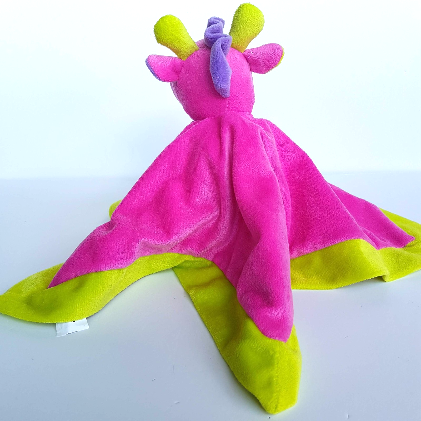Teddy Time PINK GIRAFFE Baby Lovey Security Blanket Plush Comforter Soft Toy5