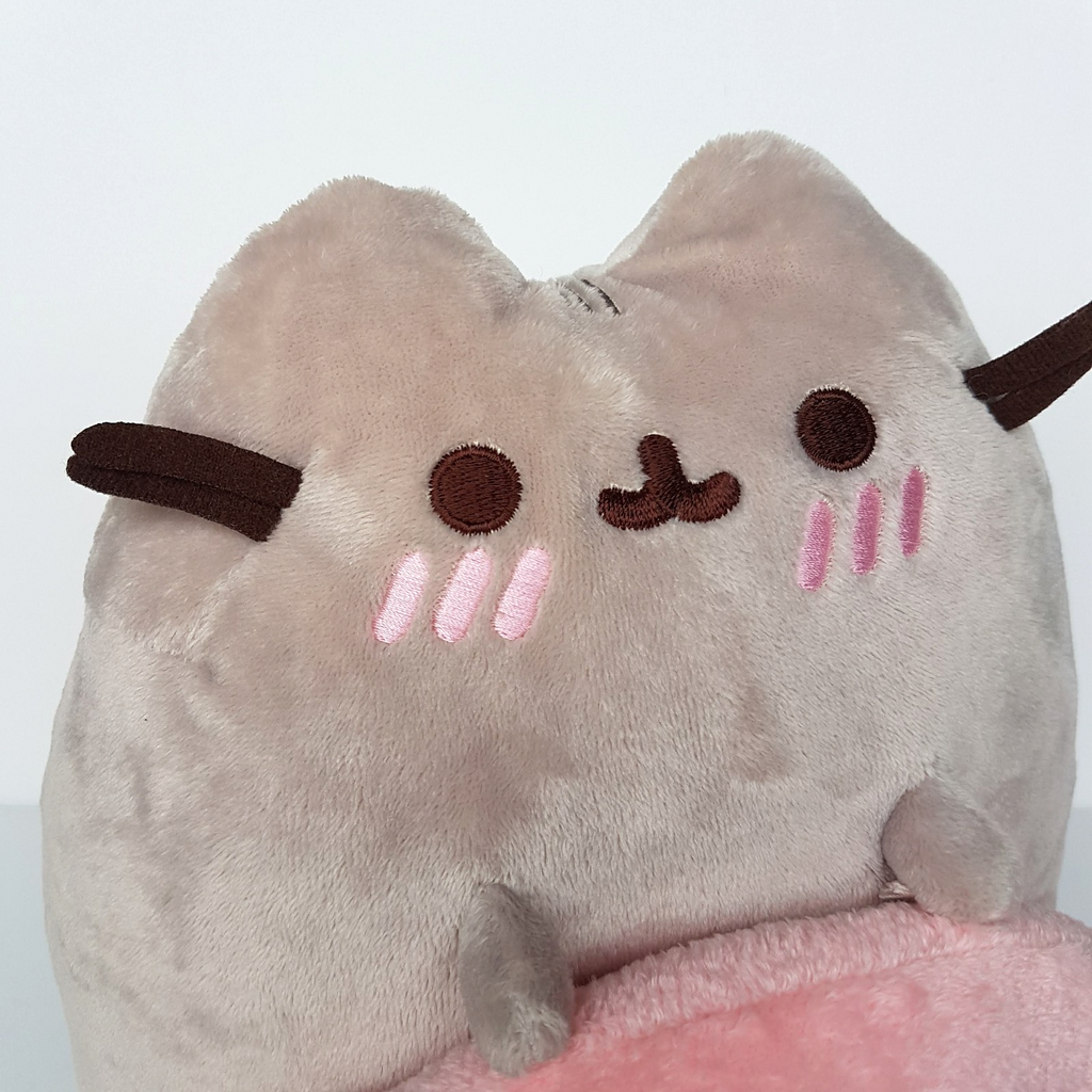 Gund PUSHEEN RAINBOW CAT 23cm Soft Toy Stuffed Animal Kitten Pet Genuine Cute1