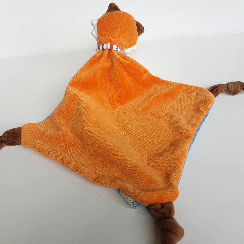 Tiger Tribe FOX Lovey Plush Velour Baby Comforter Security Blanket Soft Toy Cute5