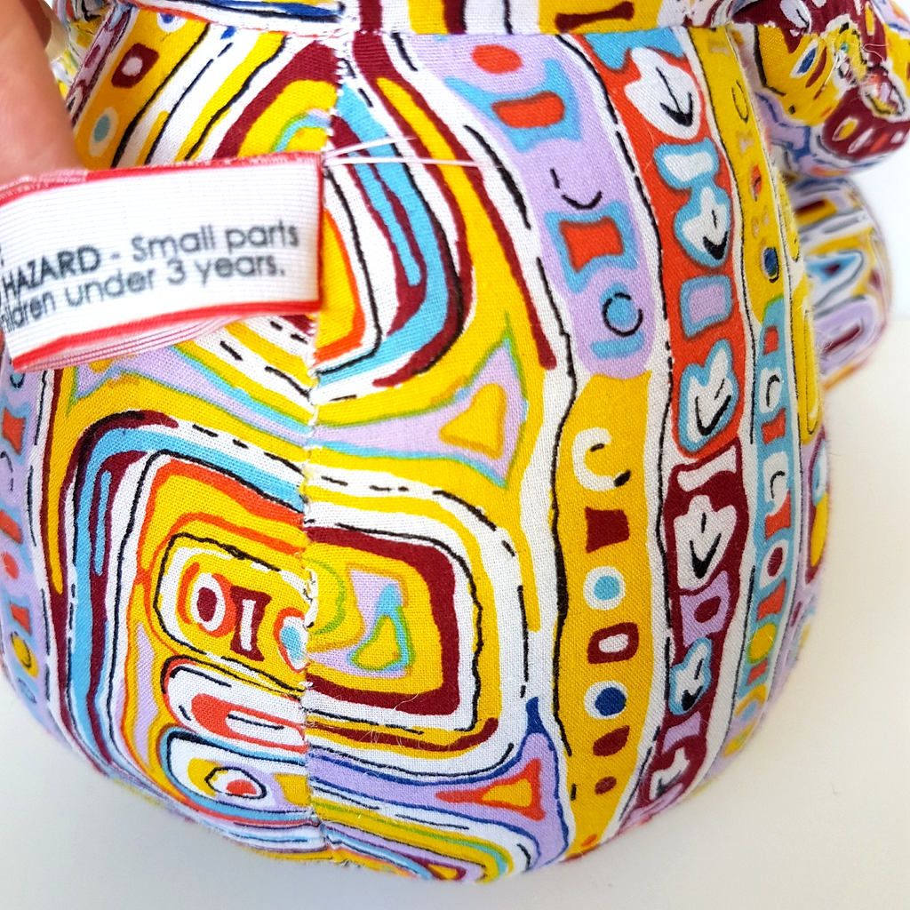 Australian OALA ABORIGINAL ARTIST Felicity Robertson Nampitjinpa Koala Plush Toy5